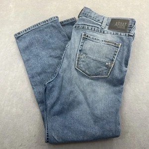 Ariat Mens M2 Relaxed Boot jeans Size 40/32 Denim Light to Medium Wash - Picture 1 of 14