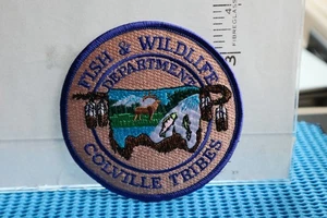 Parche policía india tribal tribus colville peces y vida silvestre washington 4 pulgadas - Imagen 1 de 1