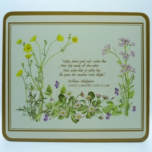 Pimpernel Acrylic Place Mats – Set of 6 – Traditional Floral Designs – With Box - Picture 1 of 9
