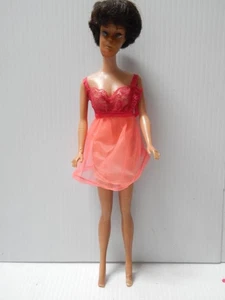 SELTENE VINTAGE SCHWARZE AFROAMERIKANISCHE BARBIE HARTE AUGENLIDER - SELTENE PUPPE - SOFORTKAUF - Bild 1 von 11