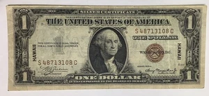 1935 A $1 Hawaii Silver Certificate Note,  One Dollar Bill - Picture 1 of 2