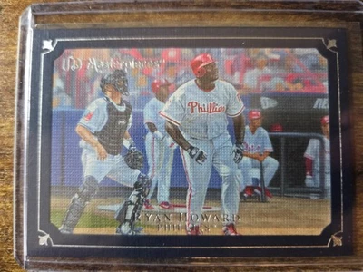 2007 UD Masterpieces Ryan Howard Blue Linen Frame 52/75 #71 Phillies - Изображение 1 из 2