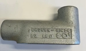 Crouse-Hinds 1/2" LB17 LEITUNGSKÖRPER Temperguss - Bild 1 von 6