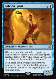 1x - Baboon Spirit - #89 - Avatar: Eternal - NM MTG - Bild 1 von 1