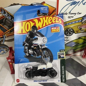 Hot Wheels Retro Racers BMW R nine T Racer Blanco - Imagen 1 de 3