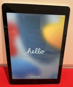 Apple iPad 6 A1893 (6th Generation) 128GB Space Gray 9.7" Screen Factory Reset - Picture 1 of 13