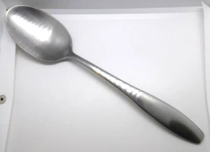Hampton Silversmiths Gourdon * 1 Servierlöffel * 8 5/8" Satinierter Edelstahl - Bild 1 von 5
