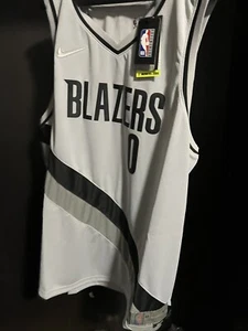 NEW Damian Lillard Portland Trail Blazers Nike Earned Dame Jersey Size 3XL 60 - Picture 1 of 5