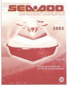 Sea-Doo Service Shop Manual 2002 GTX DI & GTX 4-TEC - Picture 1 of 12