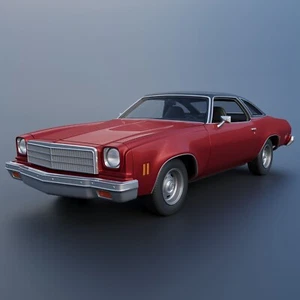 1/25 1974 Chevrolet Chevelle Malibu Coupè stampato in 3d - Foto 1 di 5