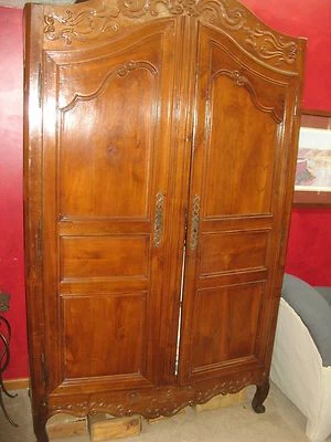 Antique Cherry French Armoire Private Connecticut Estate Stunning  - Image 1 of 4