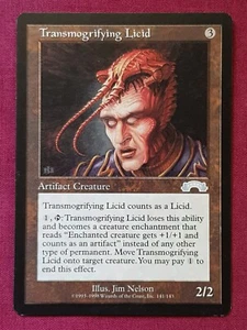 Magic The Gathering EXODUS TRANSMOGRIFYING LICID artifact card MTG - Picture 1 of 2