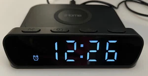 Réveil compact iHome iW14B.EXv24 avec charge sans fil compatible MagSafe - Photo 1 sur 7