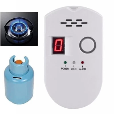 BRJ-502D Digital Gas Leak Detector Alarm Sensor Propane Butane Methane Natural Gas Catch