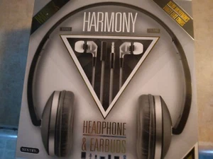 Harmony Stereo Headphones ,& Ear Buda - Picture 1 of 2