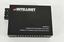 Intellinet 506533 Gigabit Ethernet Media Converter -Fast ship