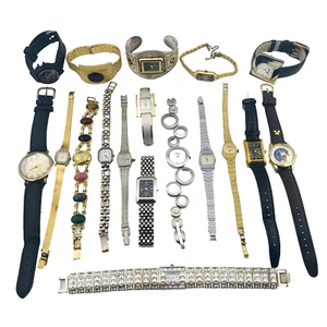 Vintage Ladies Watch Lot Seiko Fossil Guess Jurgensen Accutron Montana Silvers + - Picture 1 of 10
