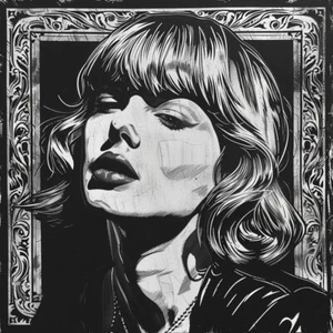 Taylor Swift LIMITED EDITION 12”x12” Fine Art Print Poster Wall Decor #006 - Picture 1 of 1