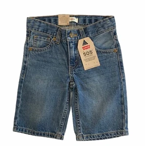 Levi's Little Boys' 505 Denim Blue Jean Shorts regular fit - Picture 1 of 4