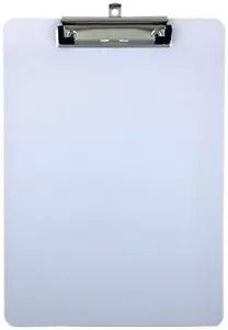 9x12.5 Inch Clipboard Dry Erase Surface with Low Profile Clip for School Office - Picture 1 of 4