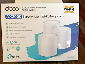 TP-LINK Deco X60 AX3000 Whole Home Mesh WLAN System - 3er Pack - Bild 1 von 10