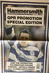 HAMMERSMITH TIMES MAY 2004 ~ QUEENS PARK RANGERS PROMOTION SPECIAL EDITION PAPER - Picture 1 of 6