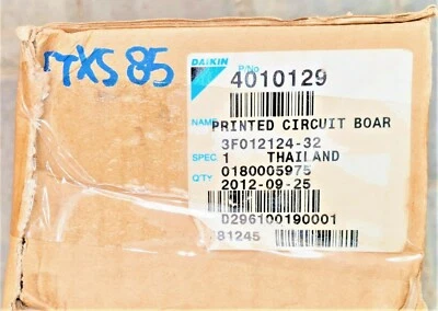 4010129 DAIKIN AIRCON INDOOR CONTROL PCB FTXS85LVMA GENUINE NEW — 第 1/4 张图片