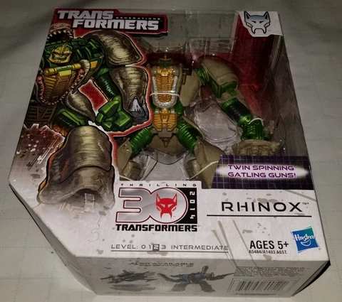 TRANSFORMERS Generations Thrilling 30 Voyager Class Rhinox Cover
