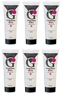 ZUFÄLLIGES Long Keep Gel Super Hard 225g x 6 Set für Männer einfache Anwendun... - Bild 1 von 4