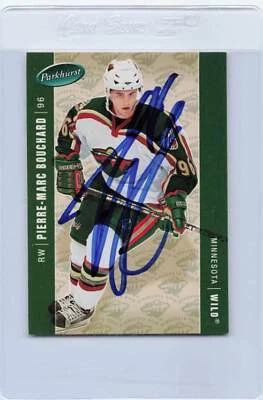 2005/06 Parkhurst #234 Pierre-Marc Bouchard Wild Signed Auto *H2894 - Image 1 of 2