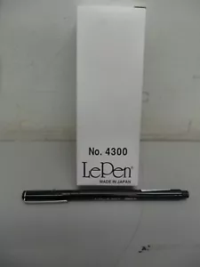 12 Marcatori Marvy LePen Fineline n. 4300-S inchiostro nero nuovo - Foto 1 di 4
