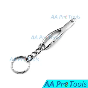 Dentist Dental Hygienist Keychain DENTAL FORCEPS SILVER Color Gift Promo Item - Picture 1 of 3