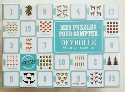Coffret "Mes puzzles pour compter, nature, art, éducation" jamais ouvert (or3) - Photo 1/2