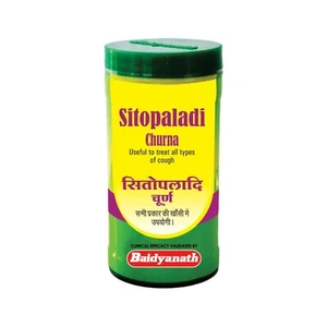Baidyanath Asli Ayurved Sitopaladi Churna | Útil en todo tipo de tos - 60 gm - Imagen 1 de 6