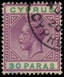 ZYPERN 63 (SG76) - König Georg V. "Schlüsselschild" (pa65164) - Bild 1 von 1