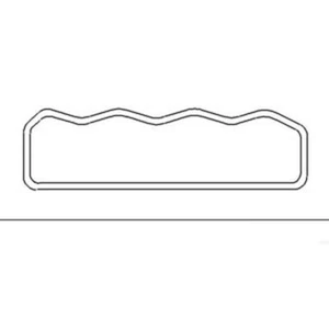 NEW Valve Cover Gasket Fits Case/International Tractor 785 785XL 885 885XL 595 - Picture 1 of 9