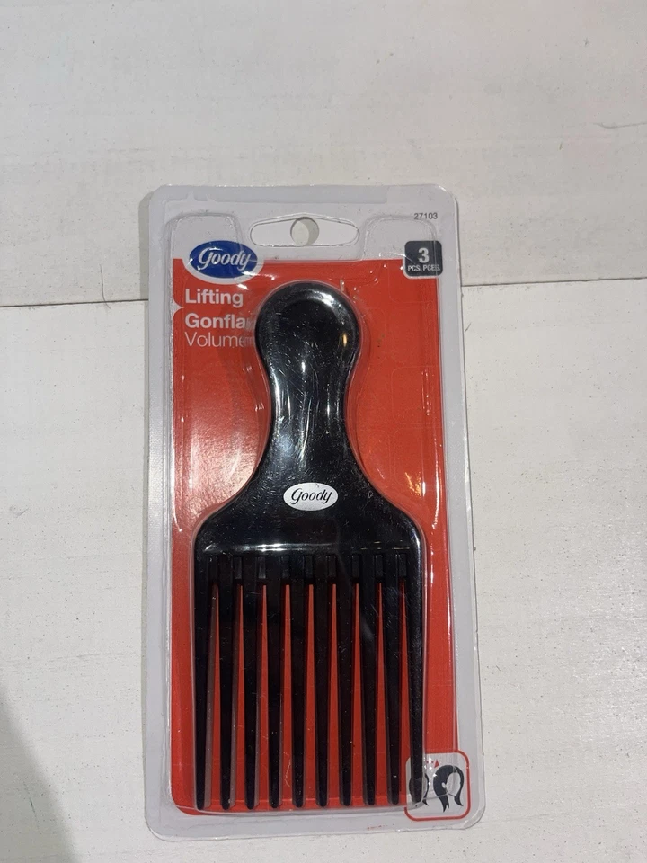 Juego de 3 peines de elevación de cabello Y2K vintage Goody nuevos Foto 1 de 3
