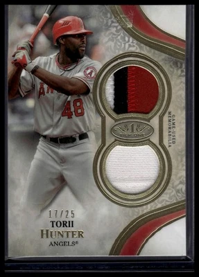 Parche doble Topps Tier One 2021 - Tier One Relics #T1R2-TH Torii Hunter #/25 Foto 1 de 2