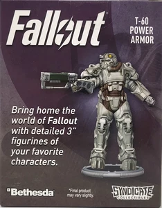 T-60 Power Armor 3 " Fallout Figurine - Syndicate Collectibles - New - Picture 1 of 6