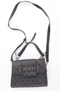 ✨ Guess Umhängetasche Handtasche für Damen grau aus Kunstleder ✨ - Bild 1 von 8
