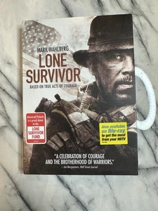Lone Survivor The Movie on DVD w/Mark Wahlberg SEALED w/ Protective Sleeve - Picture 1 of 2