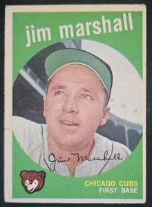 1959 Topps #153 Jim Marshall Chicago Cubs - Picture 1 of 2