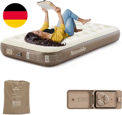 Naturehike Luftmatratze Mit Integrierter Pumpe, 186X100X25Cm Selbstauflaufend Fü
