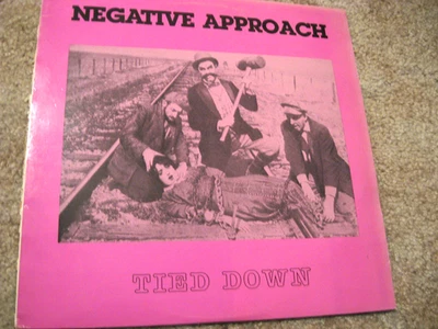 Negative Approach/ Tied Down/ Touch And Go/ 1989 re-press/ Insert/ Hardcore - Image 1 of 4