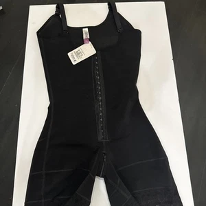 Fajitex Shapewear Faja Short Media Pierna Espalda Alta Broche Al Centro Sz L BL - Picture 1 of 15