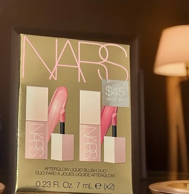 💗 NARS ~ Limited Edition ~ Afterglow Liquid Blush Duo ORGASM & BUBBLY NEW 💗 - Image 1 of 4