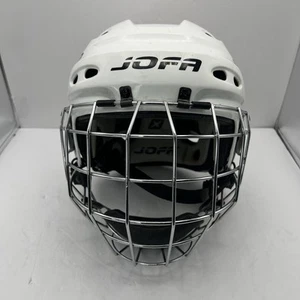 Jofa 690M Ice Hockey Helmet Size Medium 6 5/8 - 7 1/4 White Sweden - Picture 1 of 9