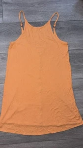 O’Neill Women’s Size Small Summer Slip Dress Above Knee Orange Lightweight - Picture 1 of 7
