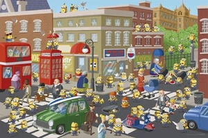 1000 Piece Jigsaw Puzzle Minions: Take Over Britain! 50x75cm - Picture 1 of 1