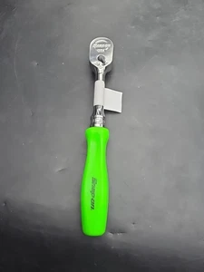 USED Snap-on Tools FHD80 Neon Green 3/8" Drive Hard Grip Fixed-Head Ratchet - Bild 1 von 11